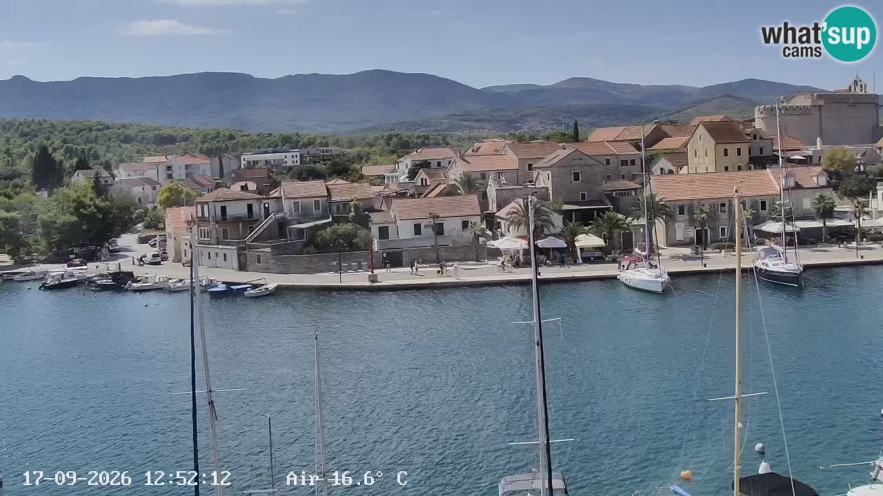 Livecam Vrboska marina | Hvar island | Dalmatia