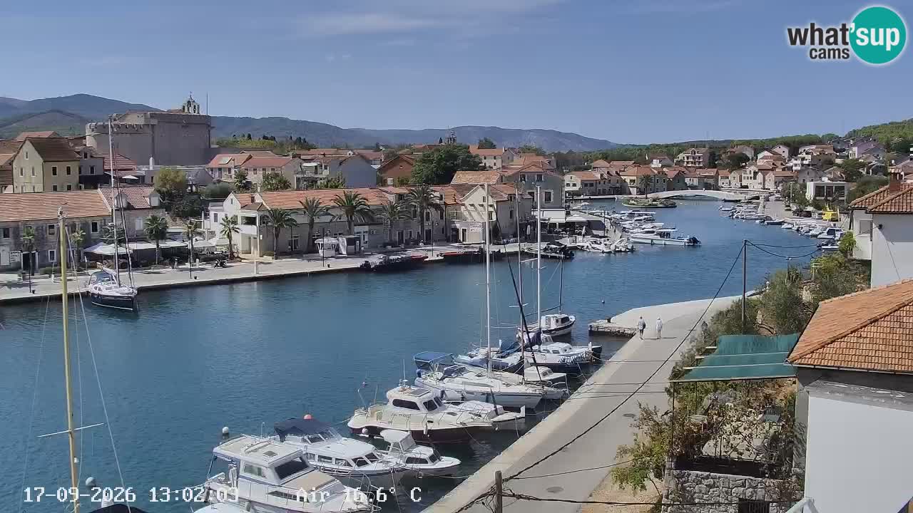 Webcam Hvar Vrboska marina | Dalmazia