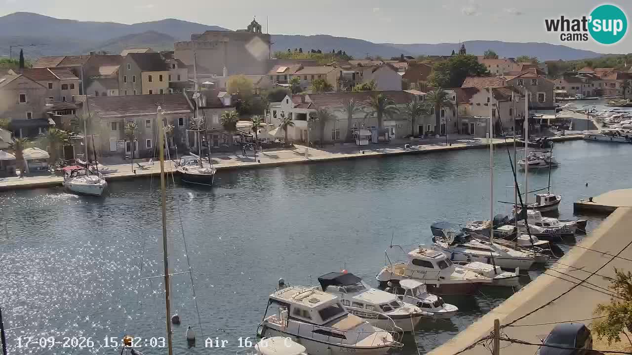 Webcam Hvar Vrboska marina | Dalmazia