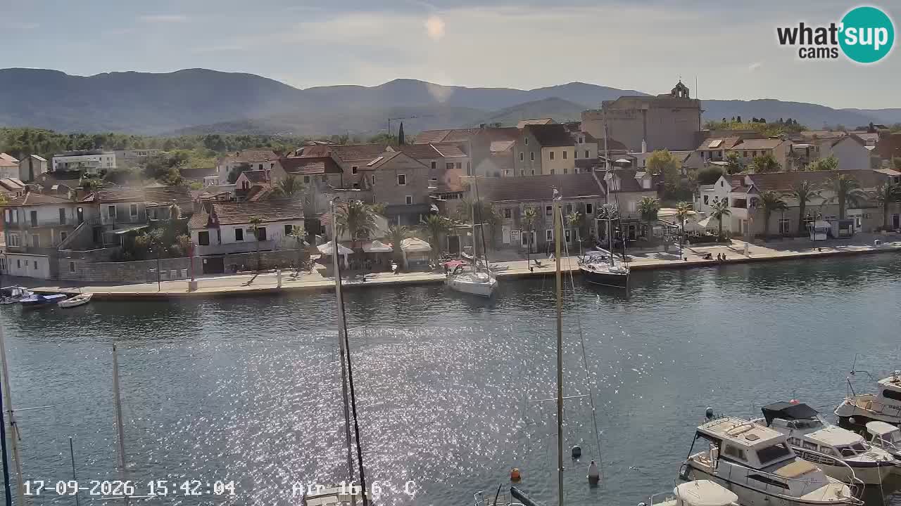 Webcam Hvar Vrboska marina | Dalmazia