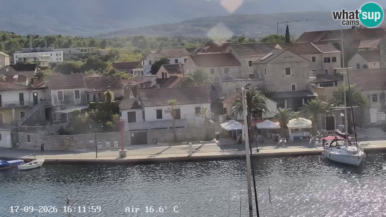 Webcam Vrboska marina | Hvar Insel | Dalmatien