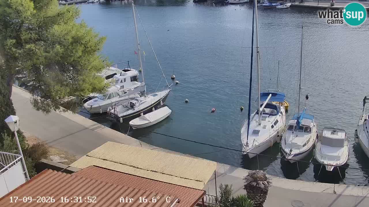 Livecam Hvar Vrboska marina | Île de Hvar | Dalmatia