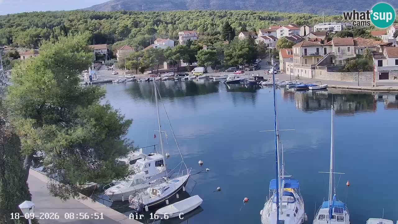 Livecam Vrboska marina | Hvar island | Dalmatia