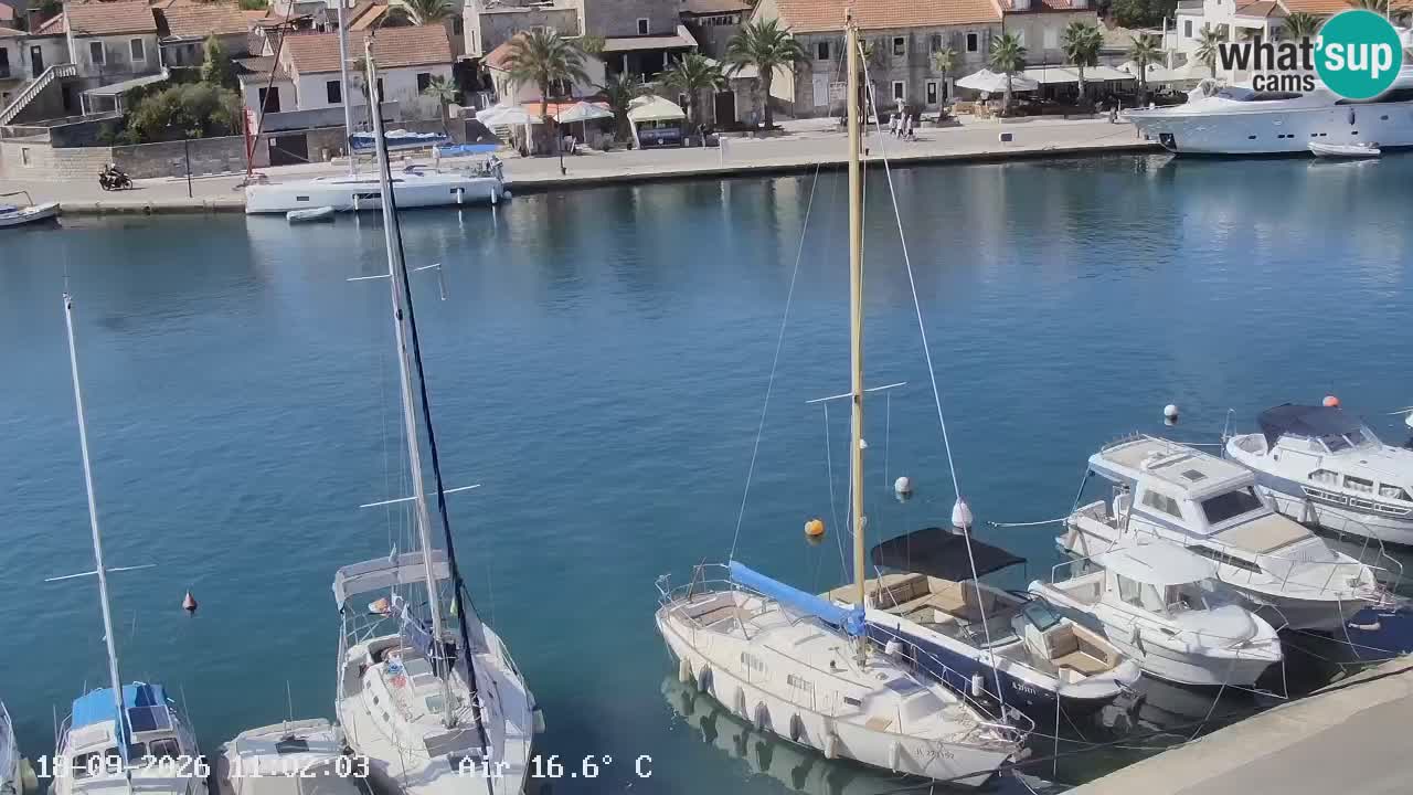 Livecam Vrboska marina | Hvar island | Dalmatia