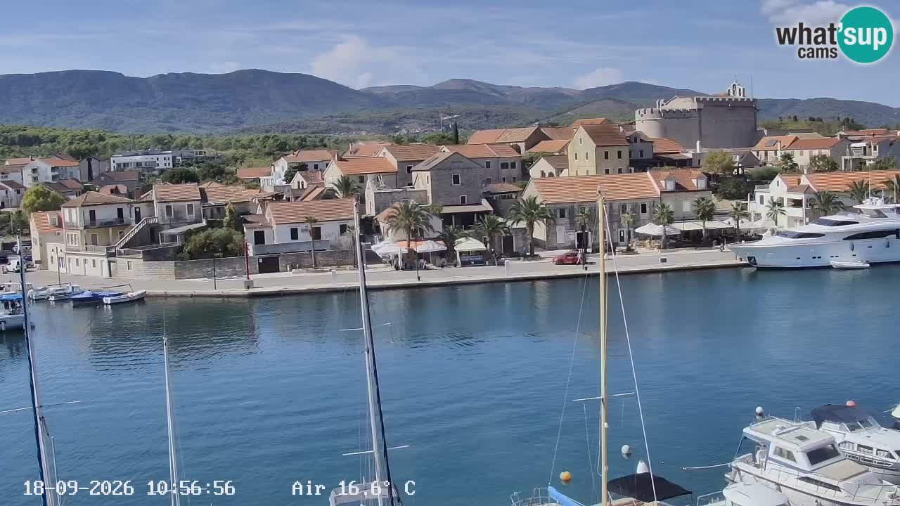 Web kamera Hvar Vrboska marina | otok Hvar | Dalmacija