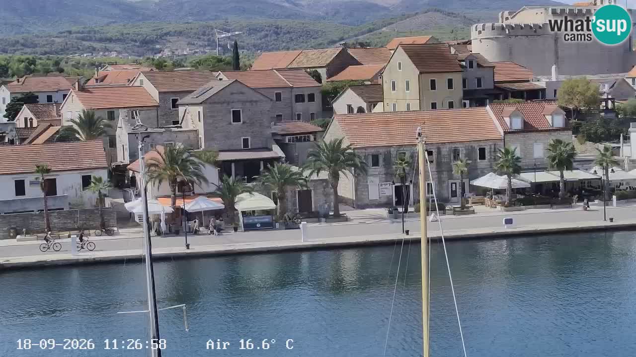 Livecam Hvar Vrboska marina | Île de Hvar | Dalmatia