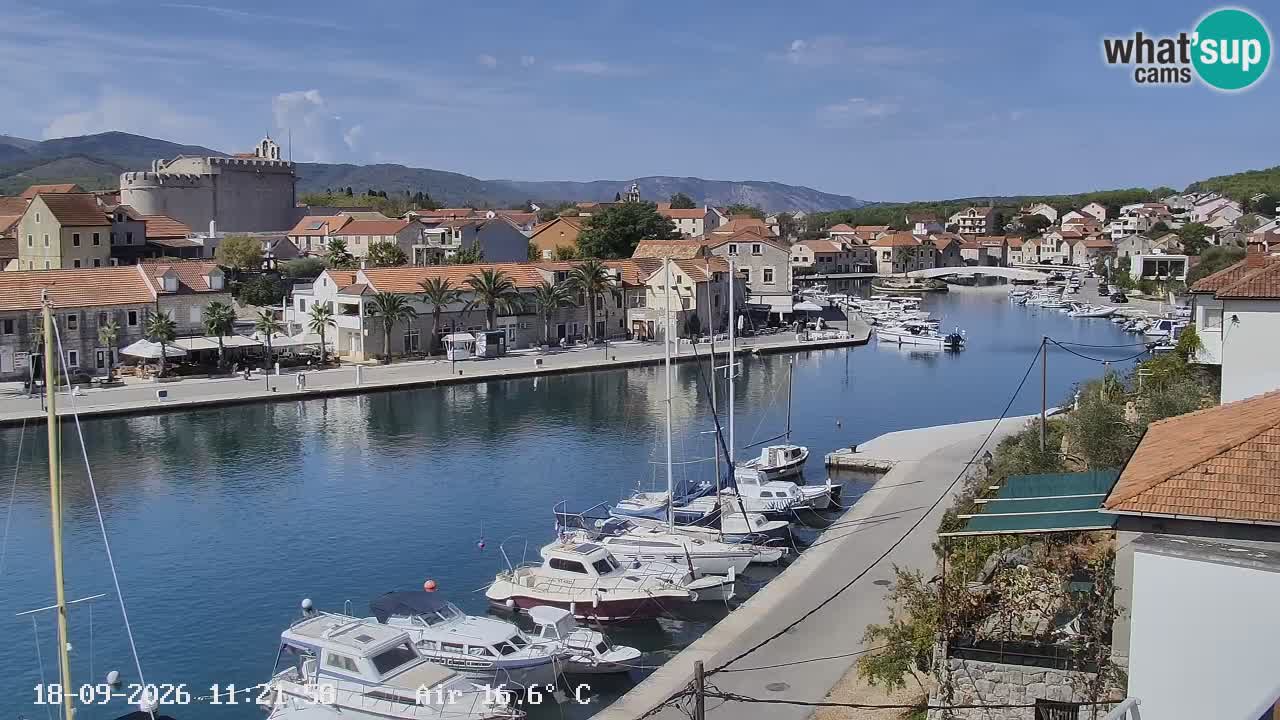 Webcam Vrboska marina | Hvar Insel | Dalmatien