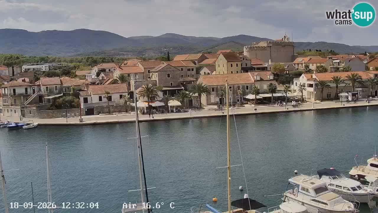 Webcam Vrboska marina | Hvar Insel | Dalmatien