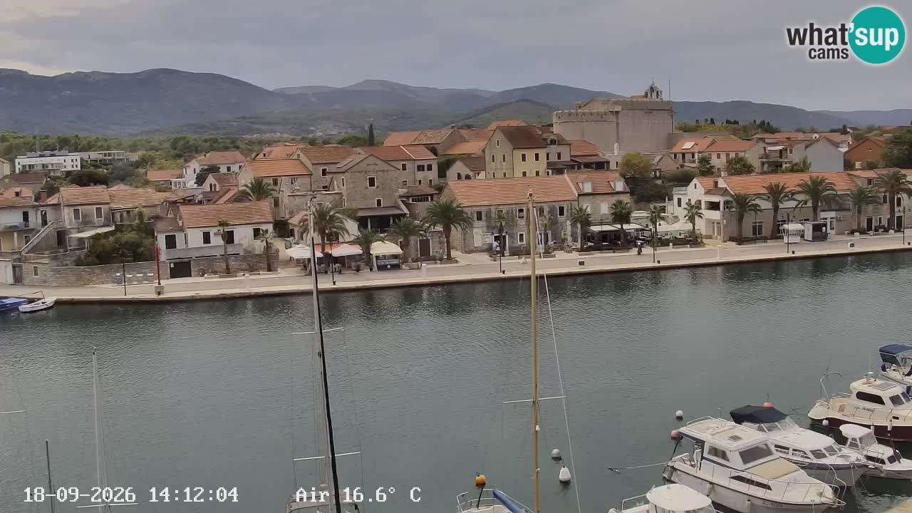 Livecam Vrboska marina | Hvar island | Dalmatia