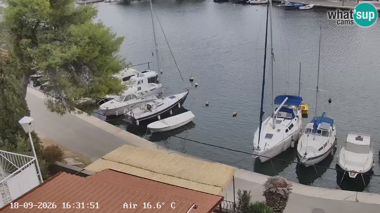 Webcam Vrboska marina | Hvar Insel | Dalmatien