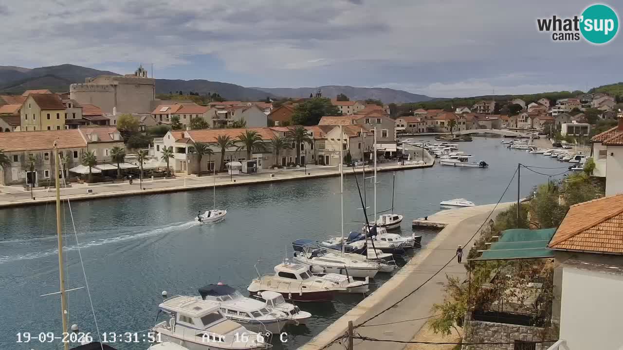 Webcam Vrboska marina | Hvar Insel | Dalmatien