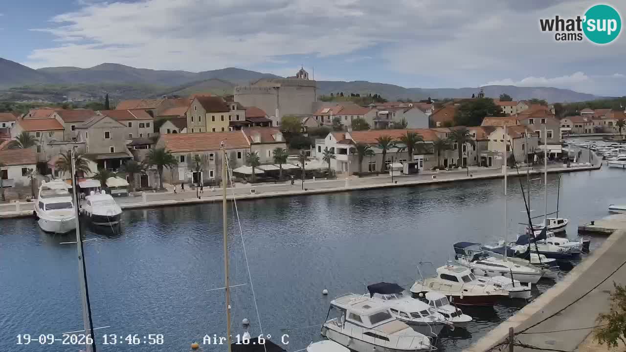 Webcam Vrboska marina | Hvar Insel | Dalmatien