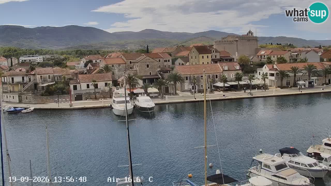 Livecam Hvar Vrboska marina | Île de Hvar | Dalmatia