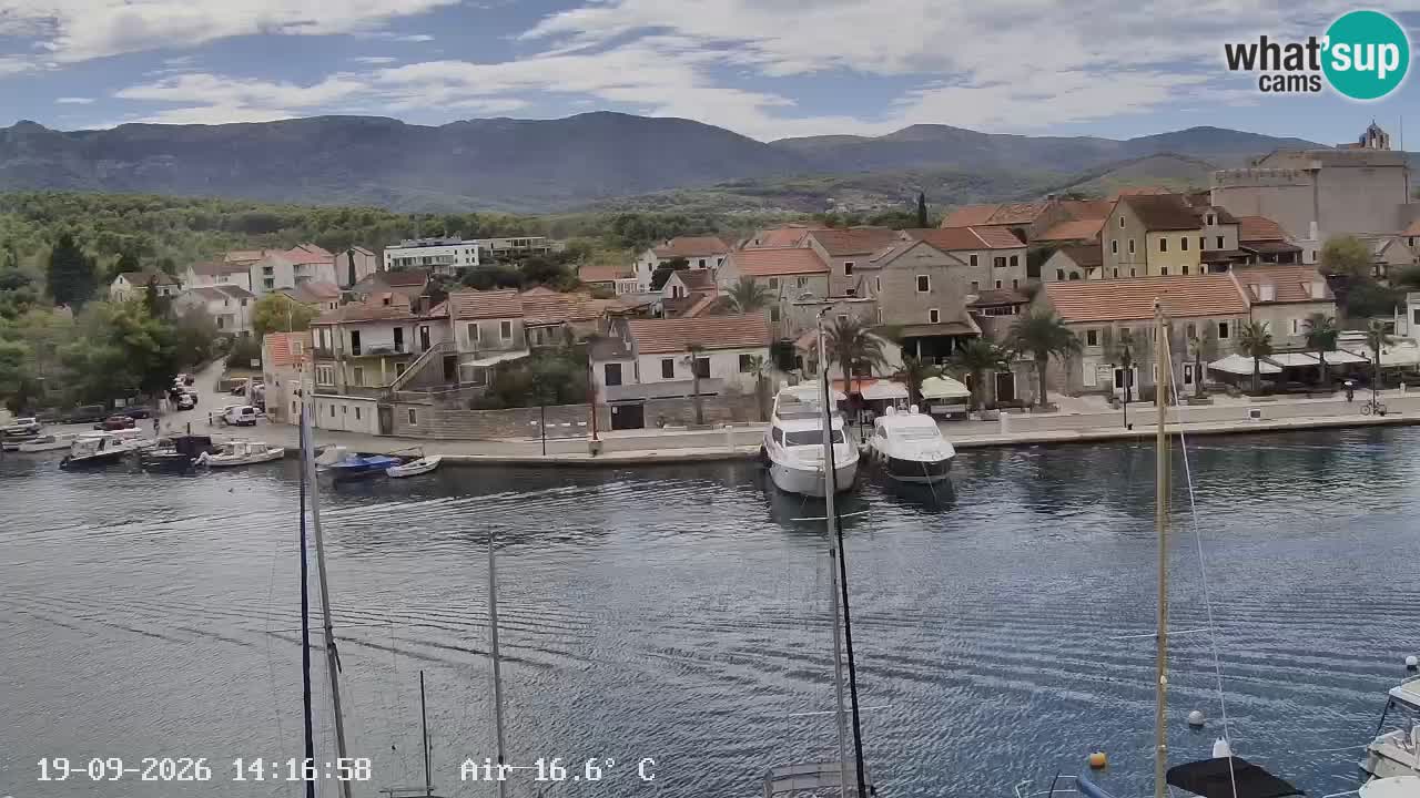 Webcam Hvar Vrboska marina | Dalmazia