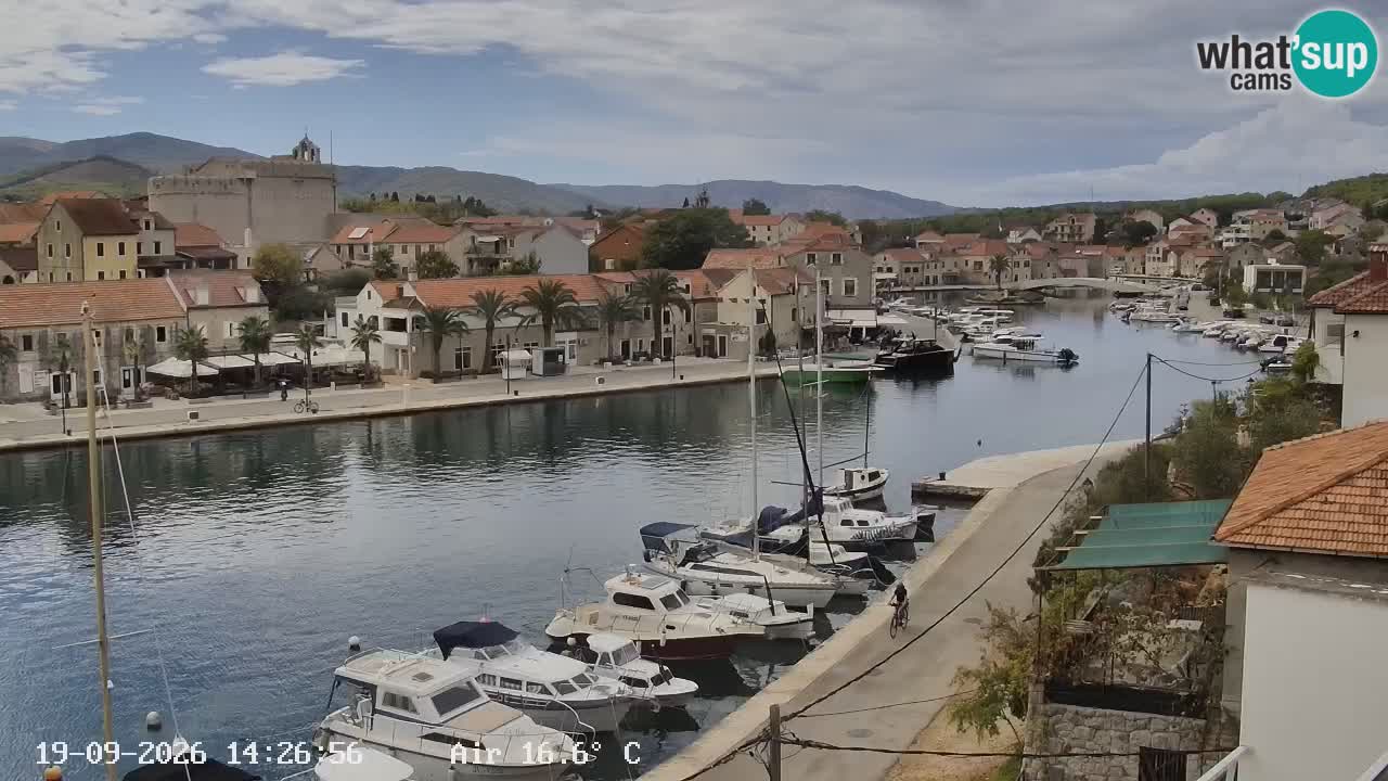 Webcam Hvar Vrboska marina | Dalmazia