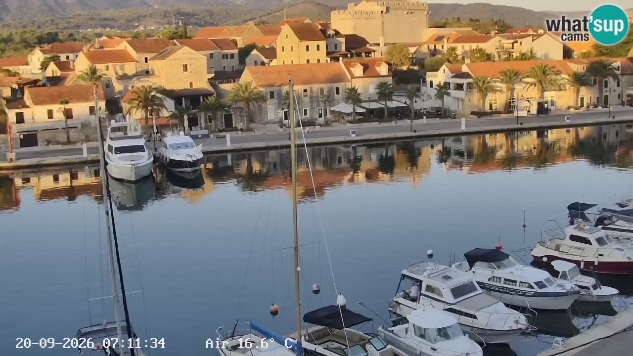 Livecam Vrboska marina | Hvar island | Dalmatia