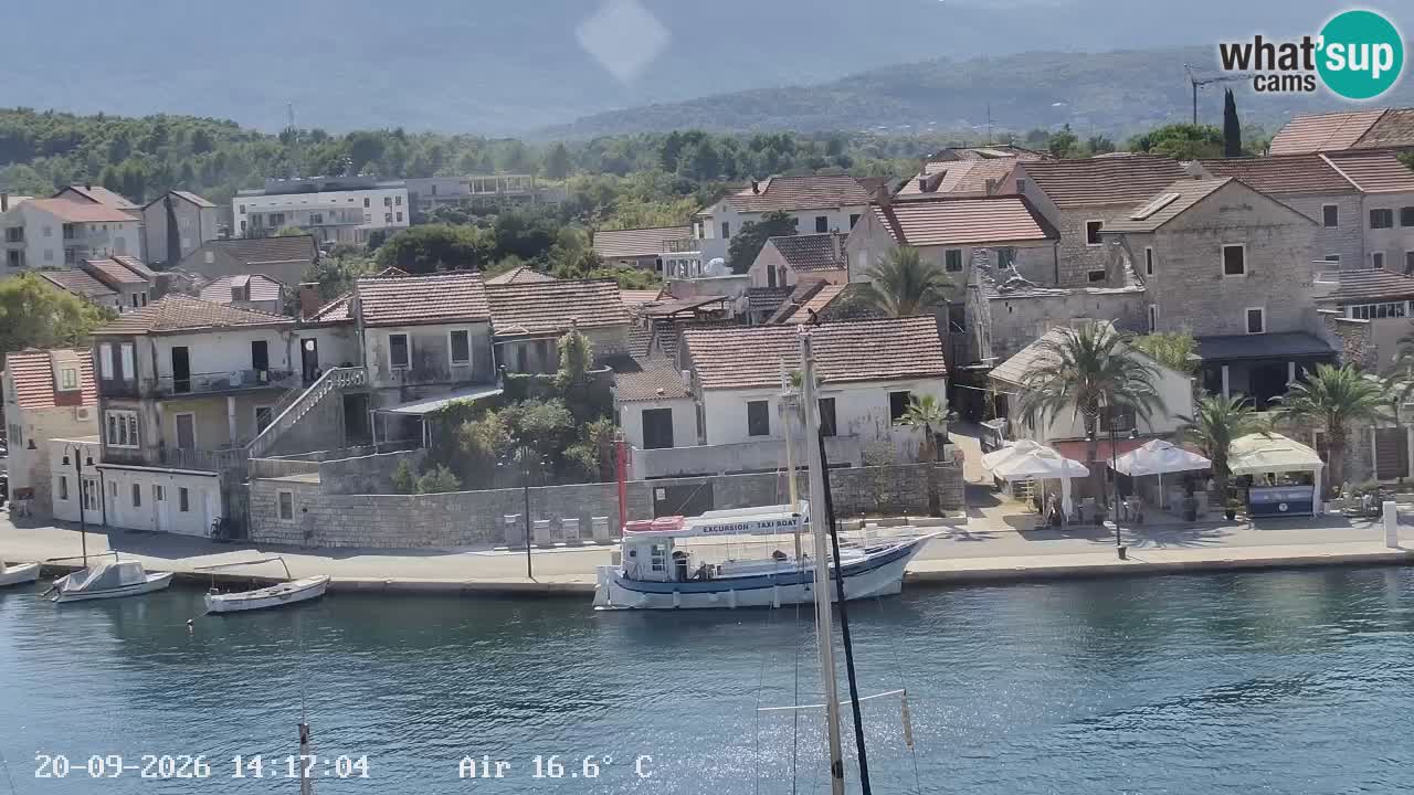 Webcam Vrboska marina | Hvar Insel | Dalmatien