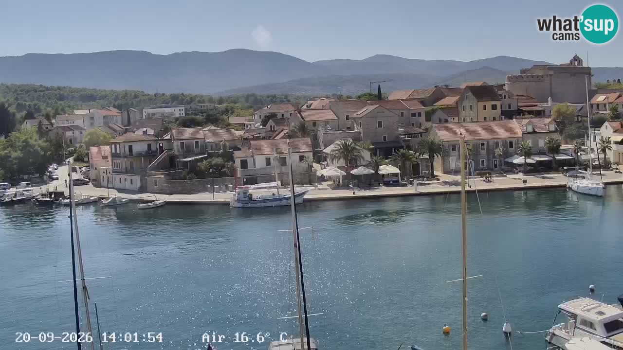 Webcam Vrboska marina | Hvar Insel | Dalmatien