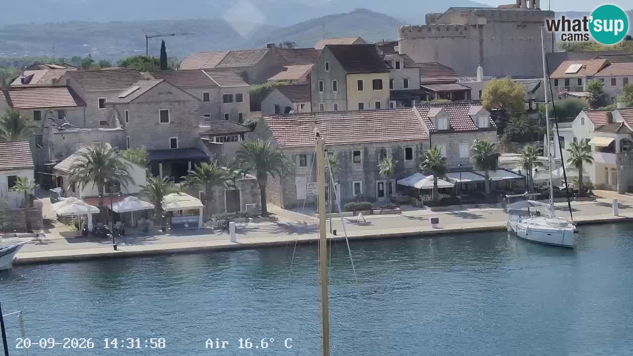 Webcam Vrboska marina | Hvar Insel | Dalmatien