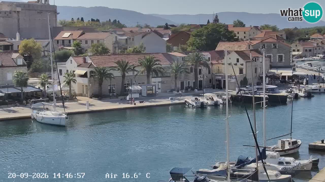 Livecam Vrboska marina | Hvar island | Dalmatia