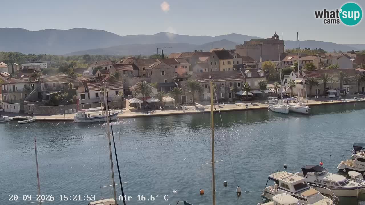 Webcam Vrboska marina | Hvar Insel | Dalmatien