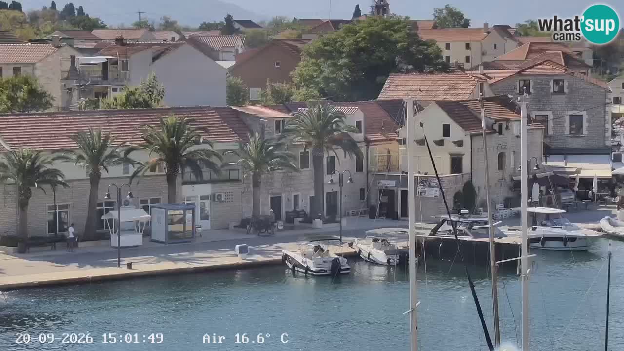Livecam Vrboska marina | Hvar island | Dalmatia