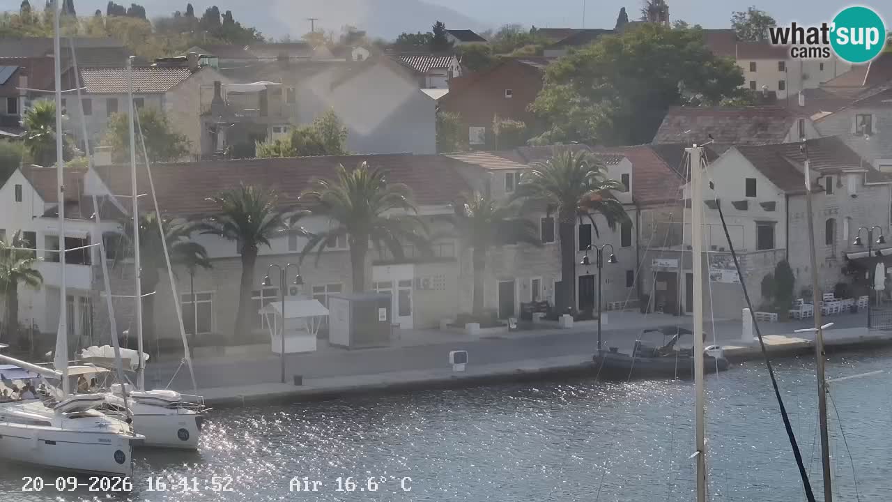 Livecam Vrboska marina | Hvar island | Dalmatia