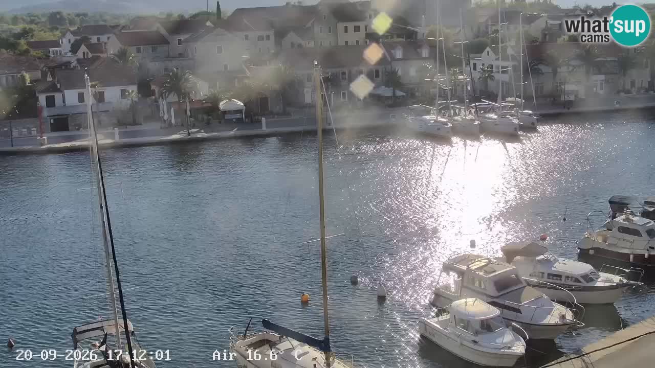 Livecam Vrboska marina | Hvar island | Dalmatia