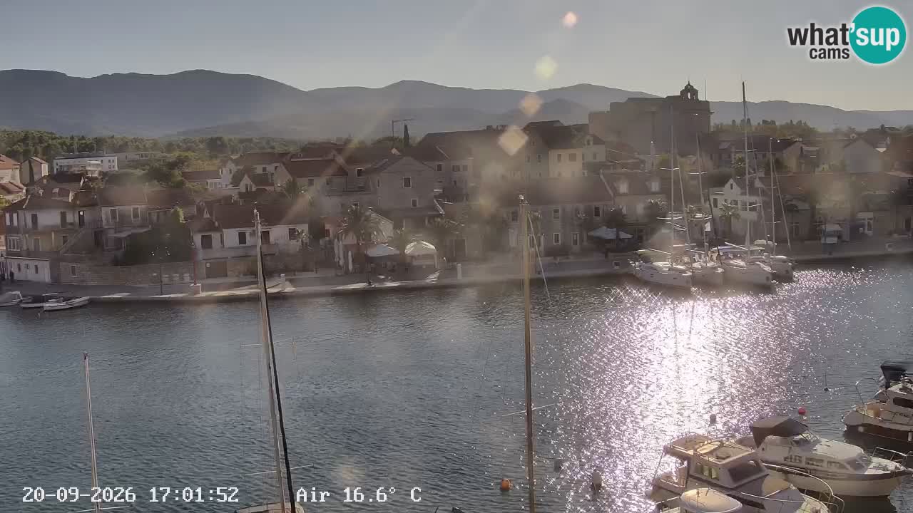 Livecam Vrboska marina | Hvar island | Dalmatia