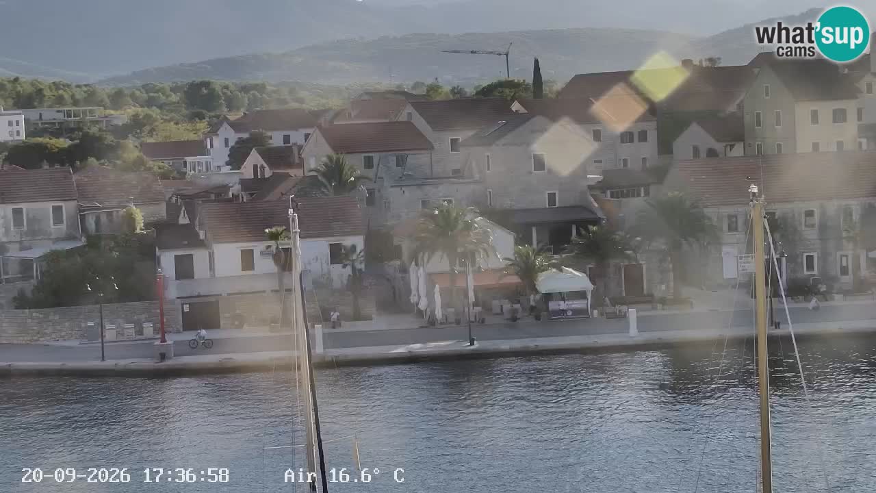 Livecam Vrboska marina | Hvar island | Dalmatia