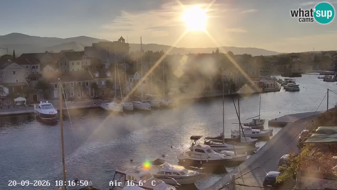 Webcam Vrboska marina | Hvar Insel | Dalmatien