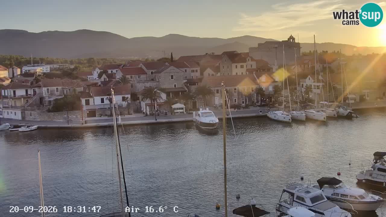 Webcam Vrboska marina | Hvar Insel | Dalmatien