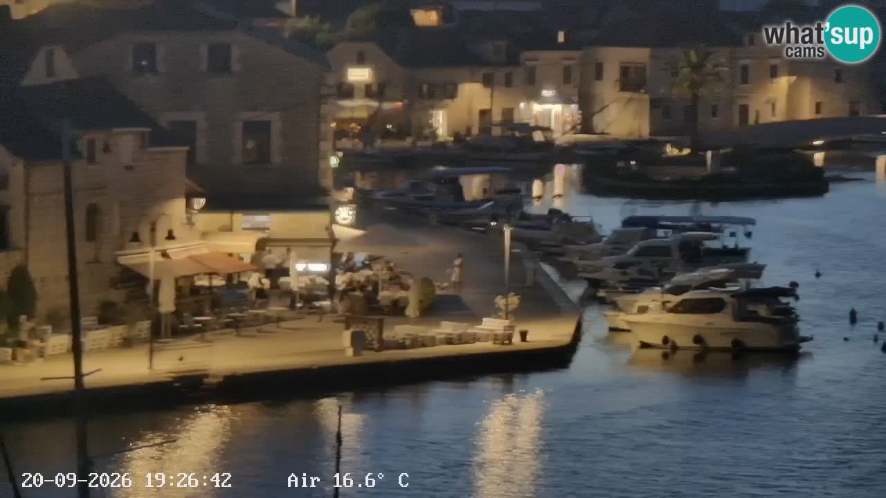 Livecam Hvar Vrboska marina | Île de Hvar | Dalmatia