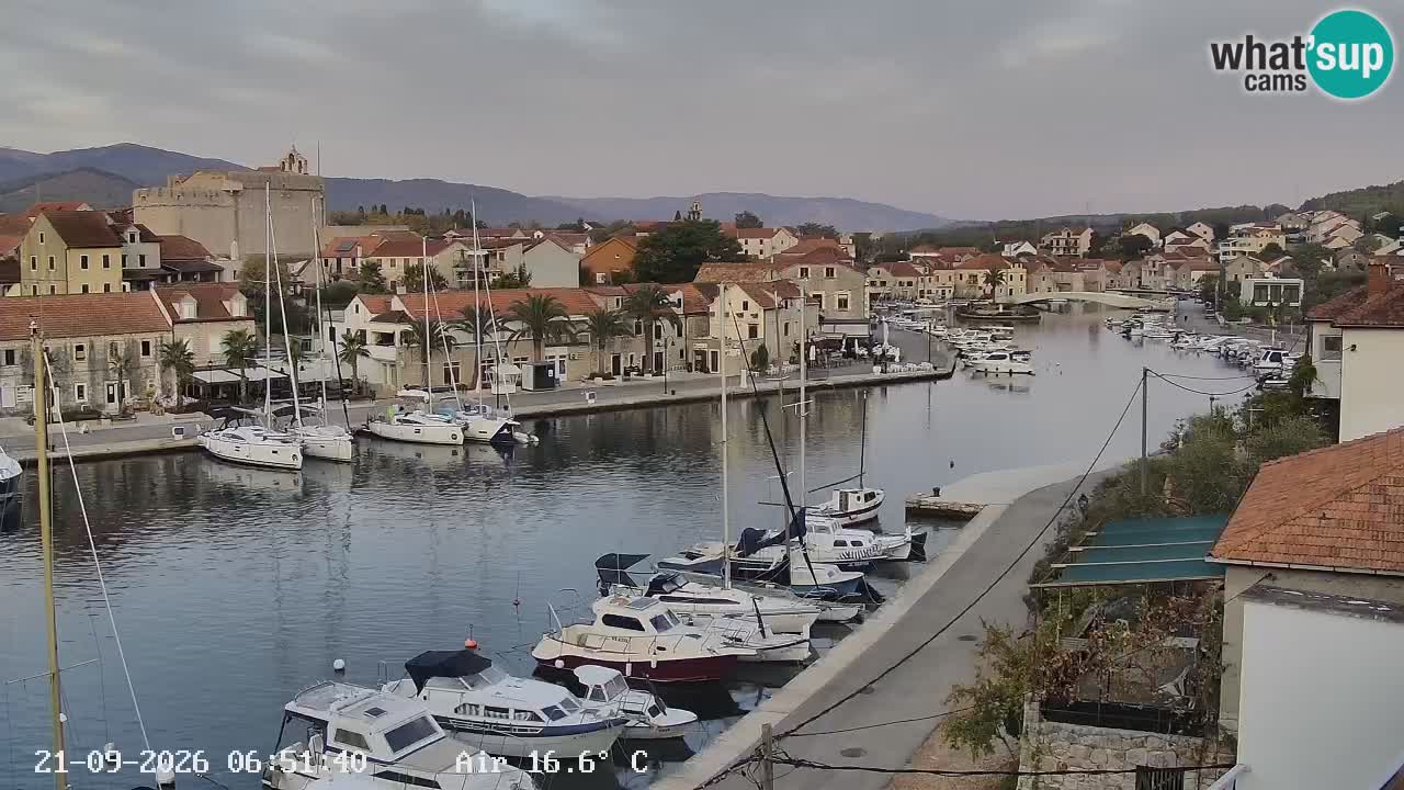 Livecam Hvar Vrboska marina | Île de Hvar | Dalmatia