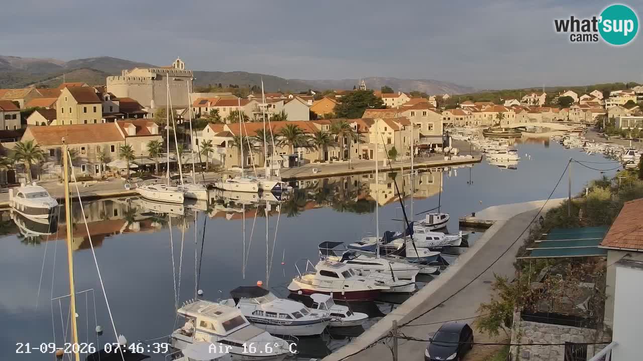 Webcam Vrboska marina | Hvar Insel | Dalmatien