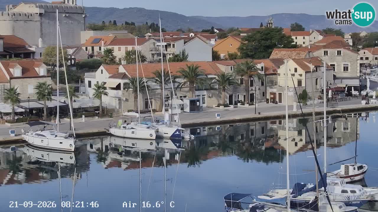 Webcam Vrboska marina | Hvar Insel | Dalmatien