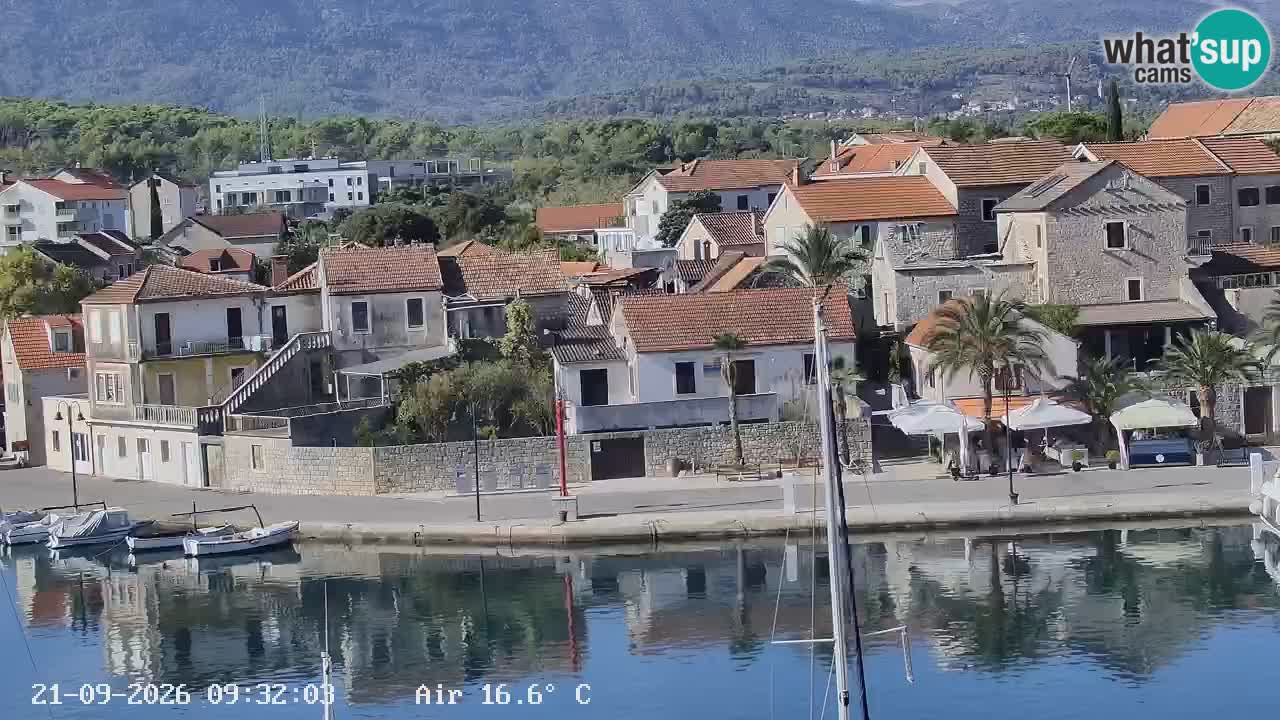 Webcam Hvar Vrboska marina | Dalmazia