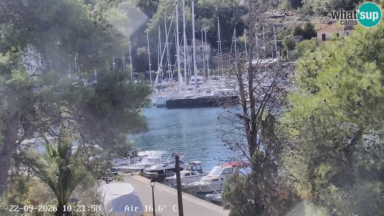 Webcam Hvar Vrboska marina | Dalmazia