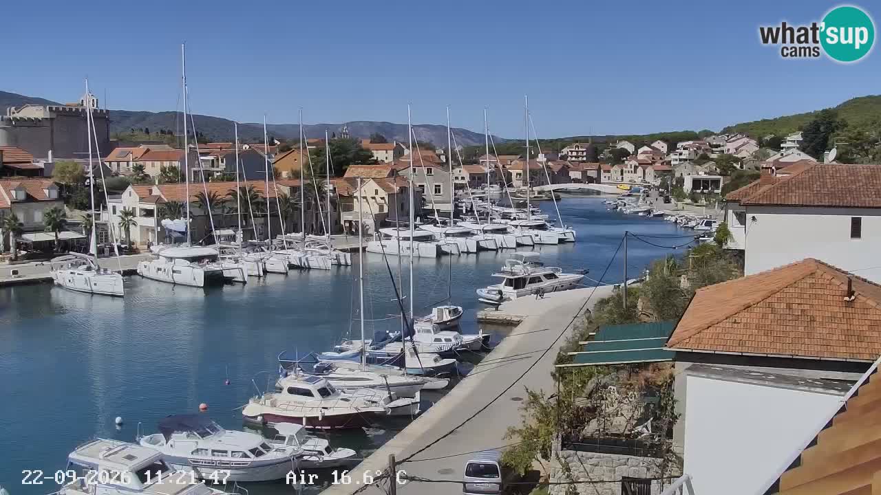 Webcam Vrboska marina | Hvar Insel | Dalmatien