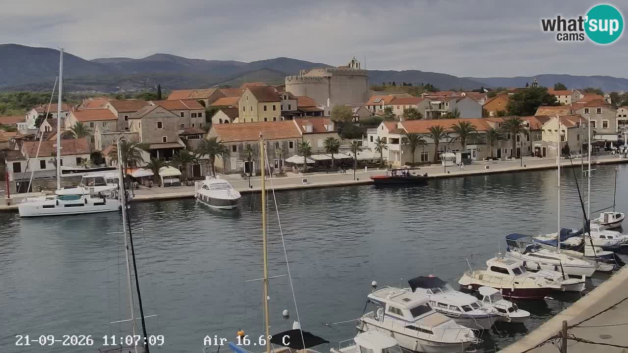 Webcam Vrboska marina | Hvar Insel | Dalmatien