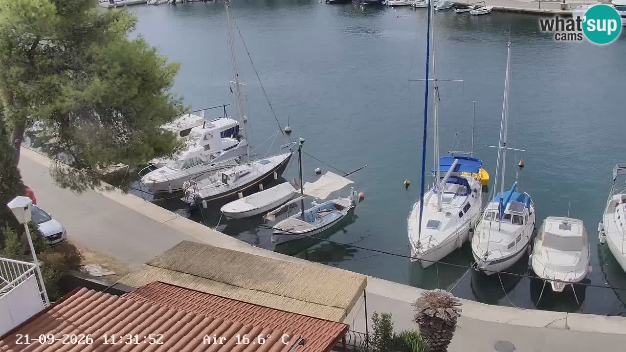 Webcam Vrboska marina | Hvar Insel | Dalmatien