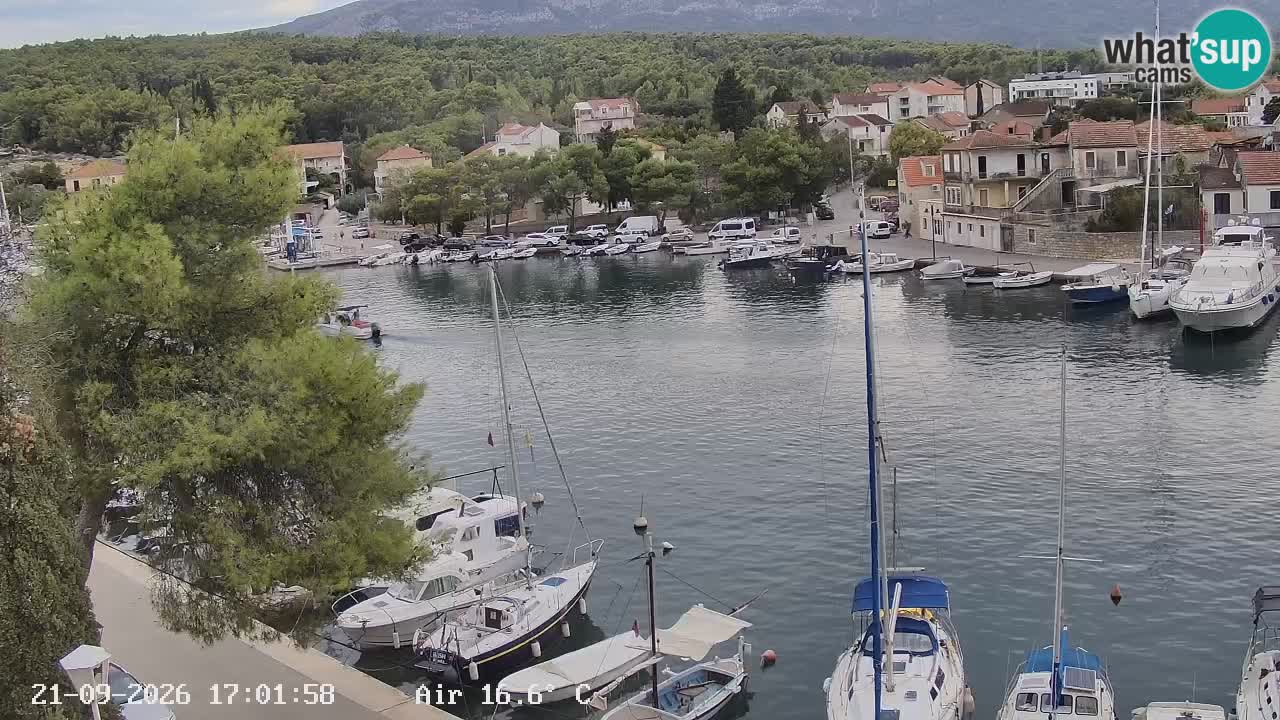 Webcam Vrboska marina | Hvar Insel | Dalmatien