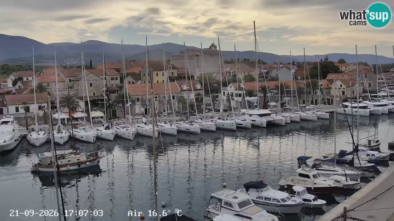 Webcam Vrboska marina | Hvar Insel | Dalmatien