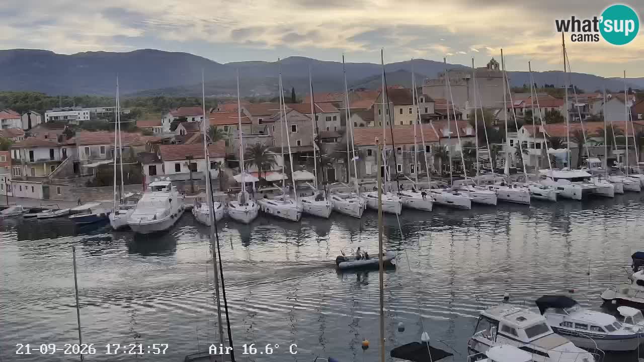 Livecam Vrboska marina | Hvar island | Dalmatia