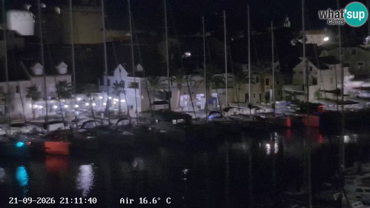 Webcam Vrboska marina | Hvar Insel | Dalmatien