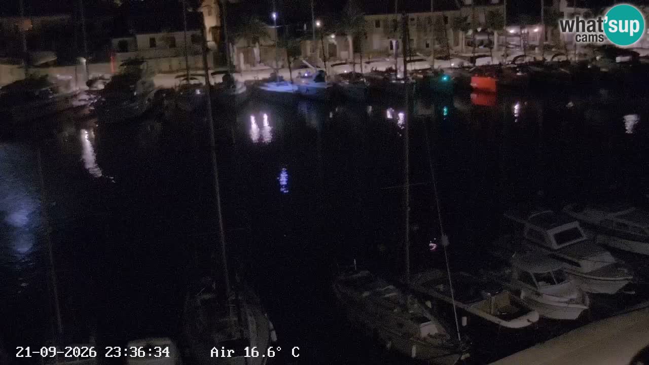 Livecam Hvar Vrboska marina | Île de Hvar | Dalmatia