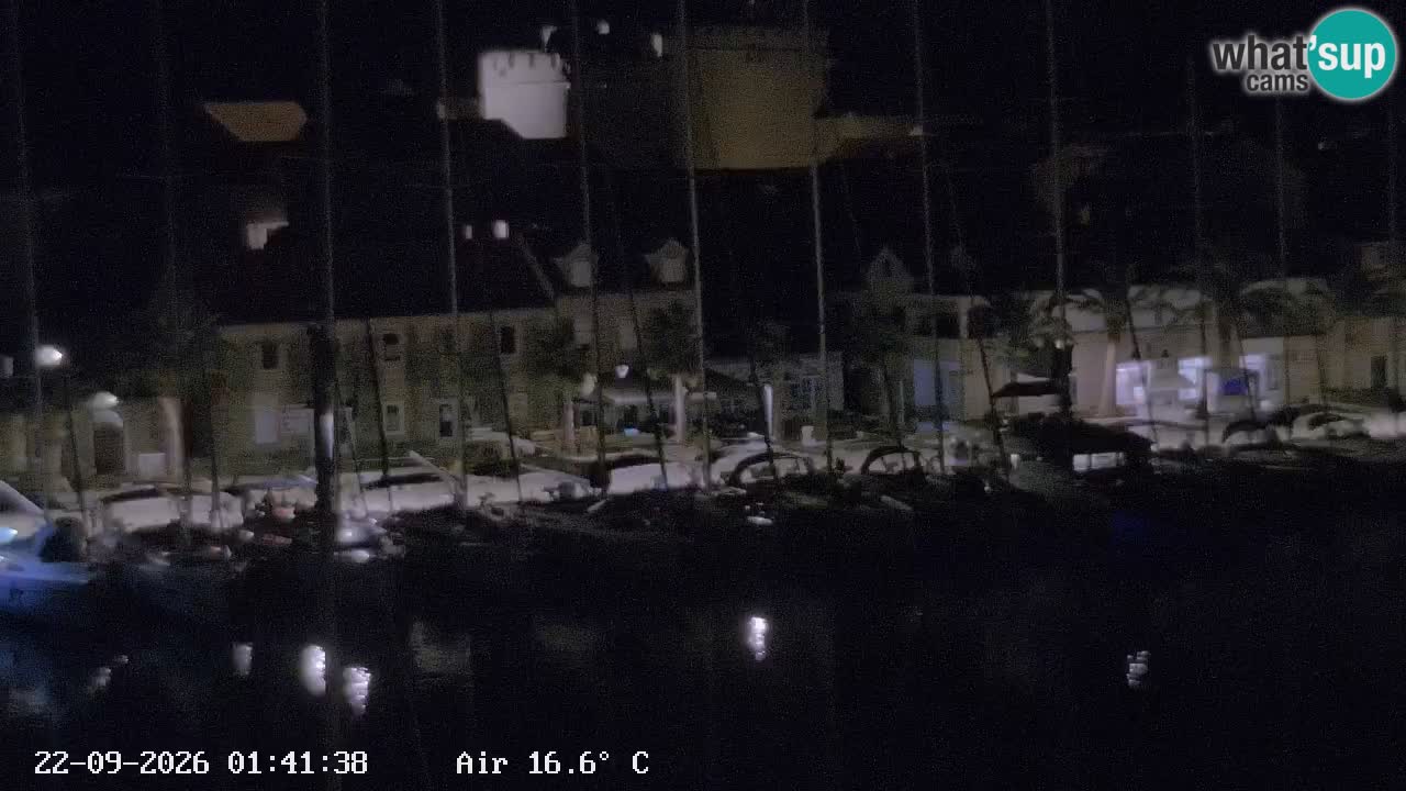 Webcam Vrboska marina | Hvar Insel | Dalmatien