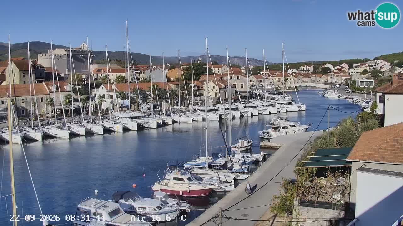 Livecam Vrboska marina | Hvar island | Dalmatia