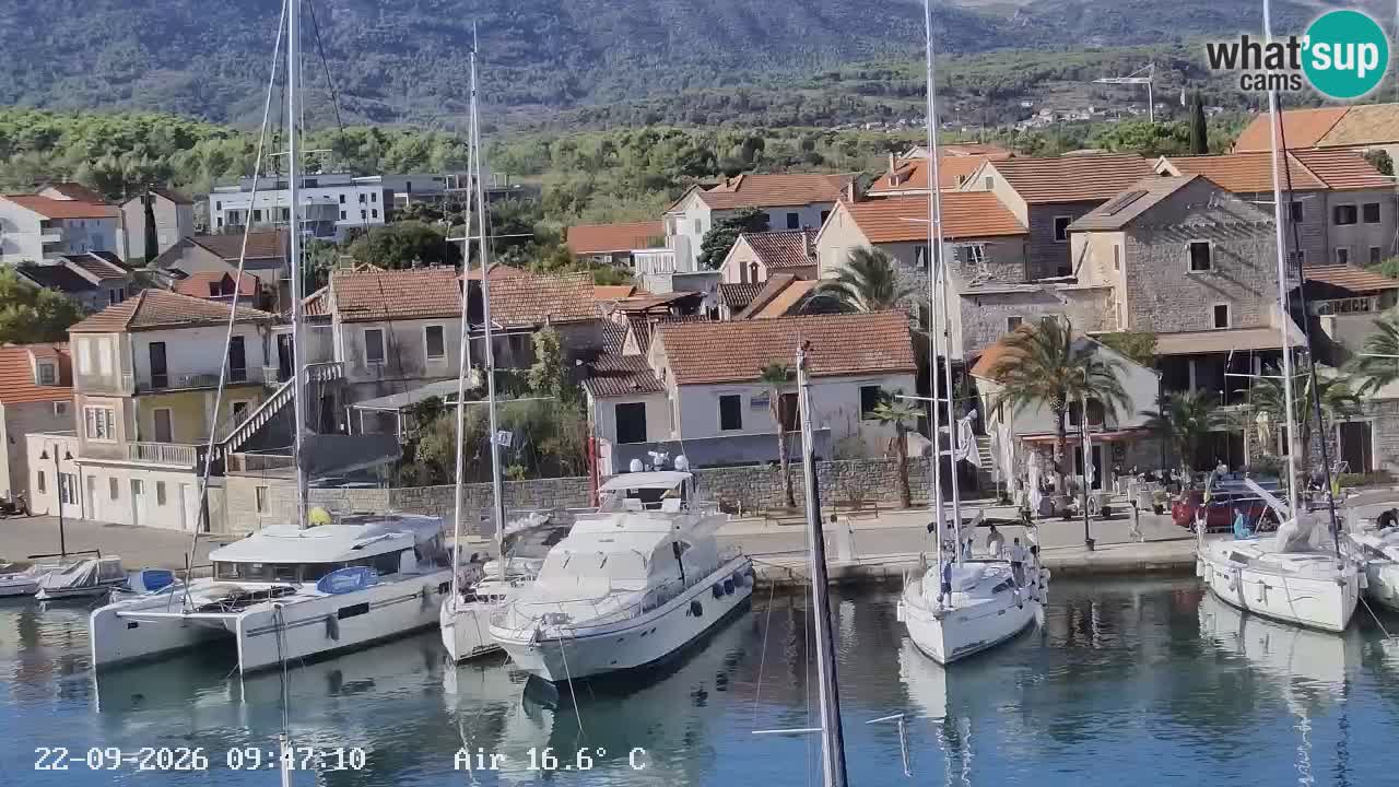 Webcam Vrboska marina | Hvar Insel | Dalmatien