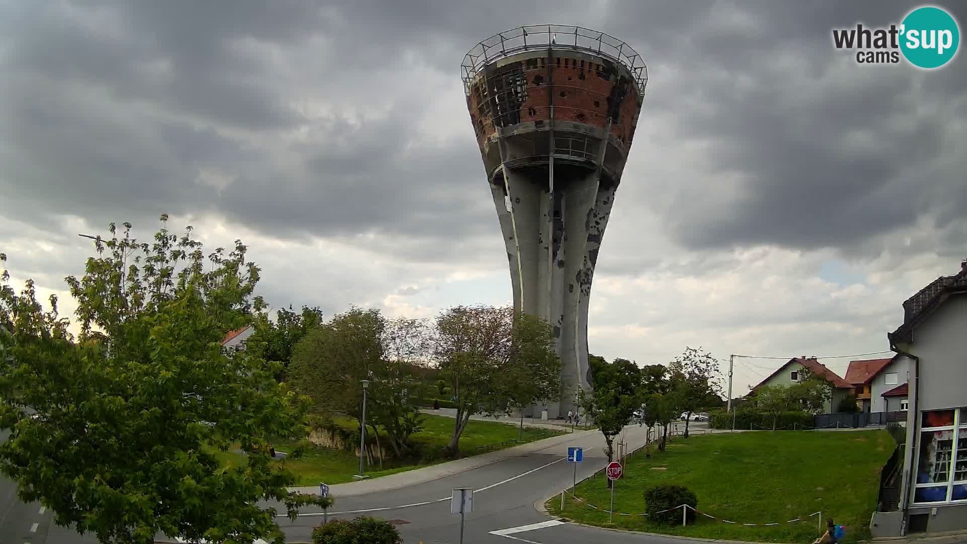 Webcam Vukovar – Torre dell’acqua, simbolo della Battaglia di Vukovar (1991)